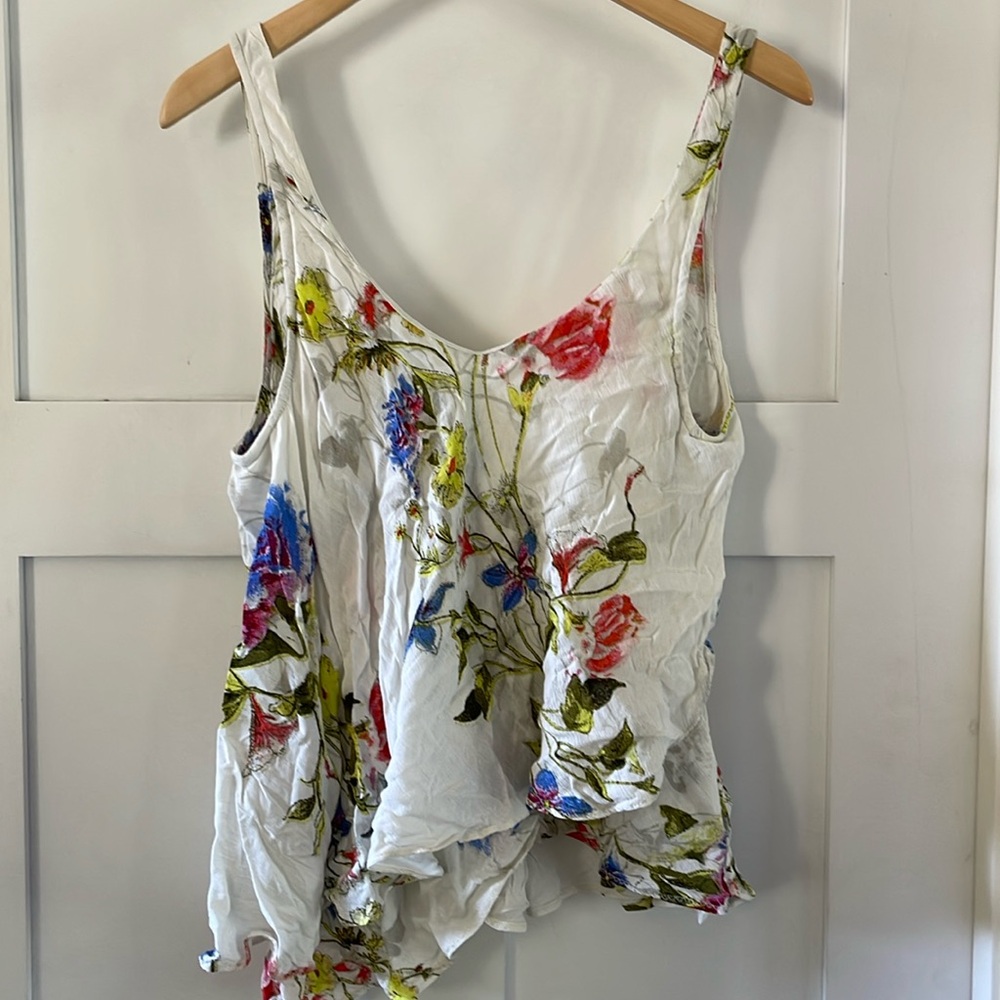 Free People Intimately floral crop tank